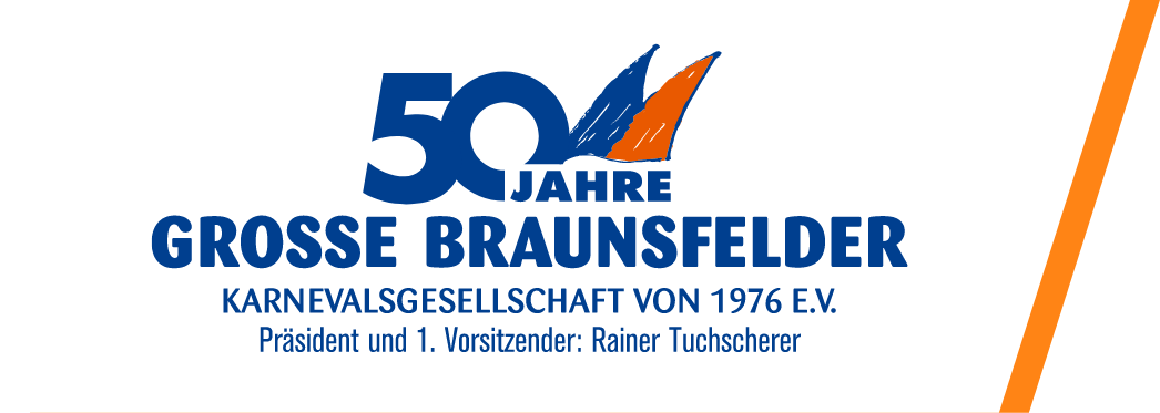 50 Jahre Grosse Braunsfelder KG Logo